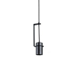 Industrial Cylindrical Metal Pendant Light Modern Minimalist Indoor Suspension Hanging Lamp