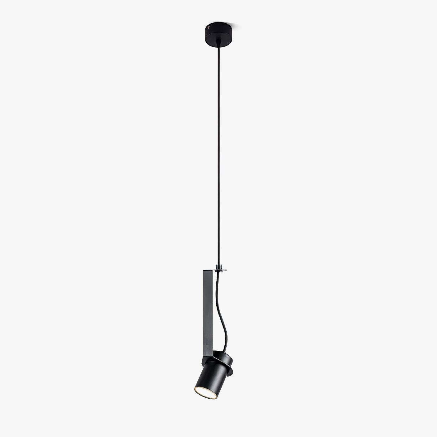Industrial Cylindrical Metal Pendant Light Modern Minimalist Indoor Suspension Hanging Lamp