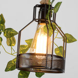 Industrial Farmhouse Wooden Beam Chandelier with Hemp Rope for Island Dining Room