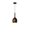 Industrial Hollow Metal Pendant Lamp Vintage Gold Inner Cage Ceiling Hanging Light Fixture