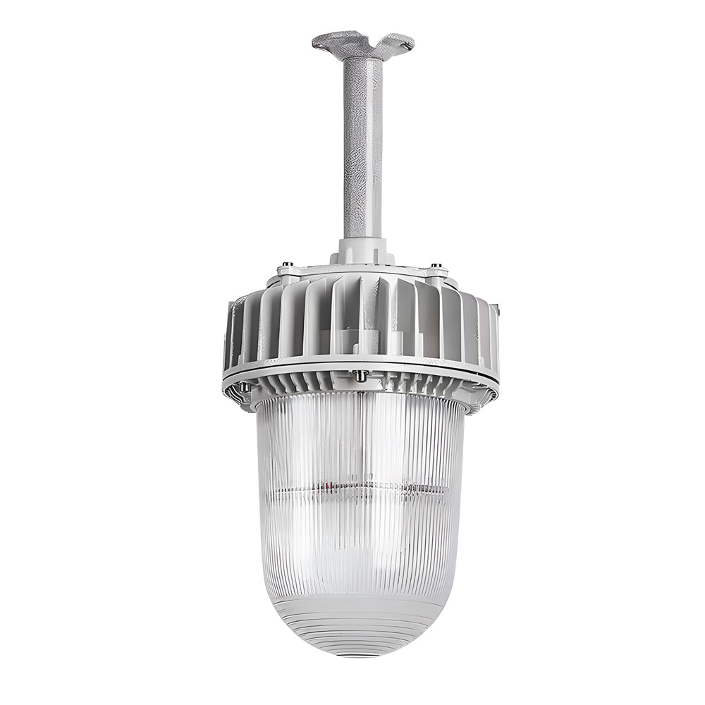 Industrial LED Explosion Proof Pendant Light for Hazardous Areas and Gas Stations 50W 100W Gray