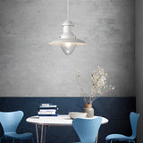 Industrial Metal Dome Pendant Light Retro Farmhouse Hanging Lamp for Kitchen Island