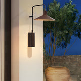 Industrial Modern Outdoor Swing Arm Wall Light Waterproof Stainless Steel LED Exterior Sconce