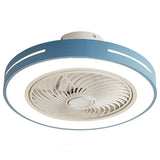 Modern Bladeless Ceiling Fan with LED Light and Smart App Remote Control Inverter Motor for Bedroom