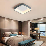 Modern Square LED Flush Mount Ceiling Light for Bedroom and Living Room Lighting