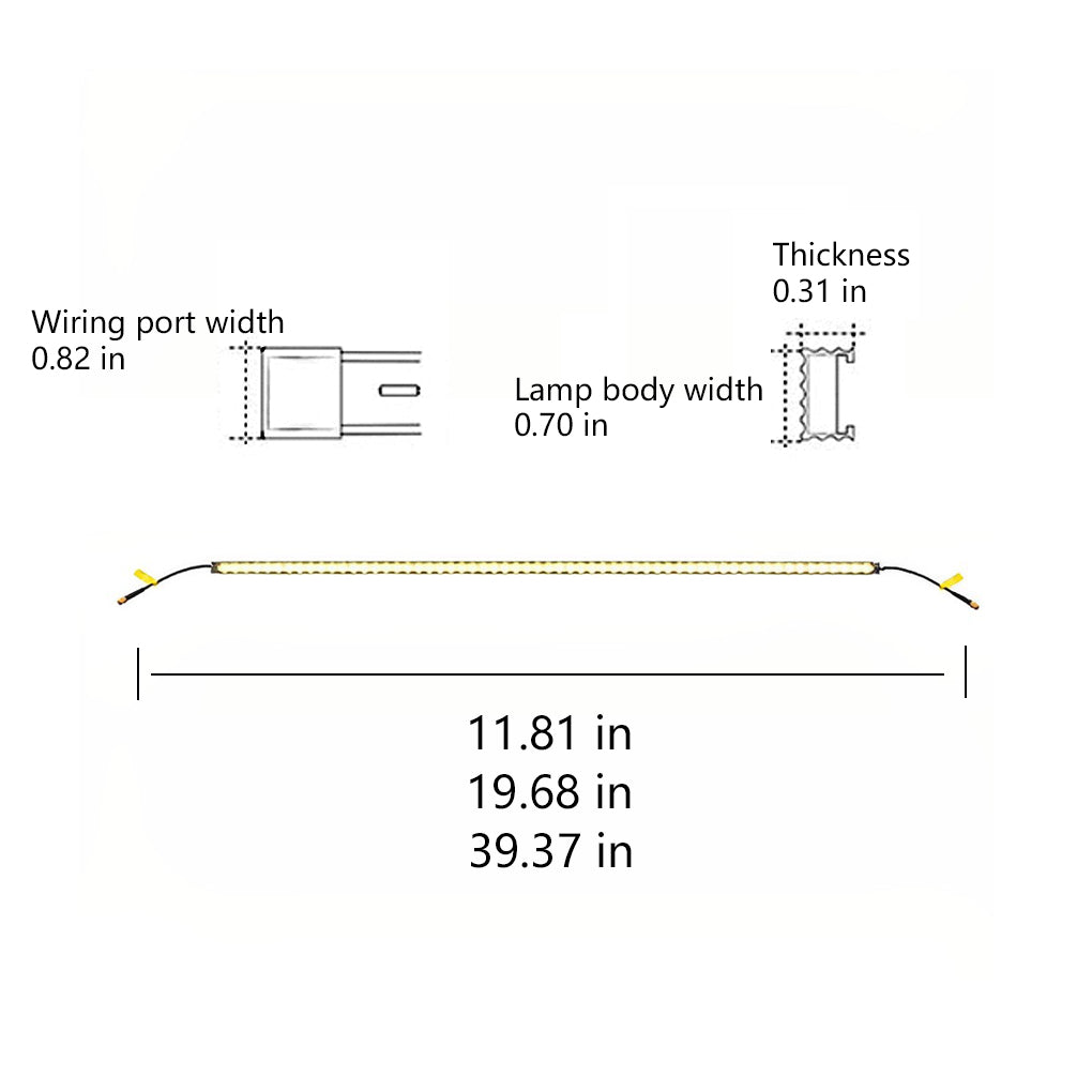 IP68 Waterproof LED Stair Step Lights Aluminum Outdoor Guardrail Under Tread Strip Lighting