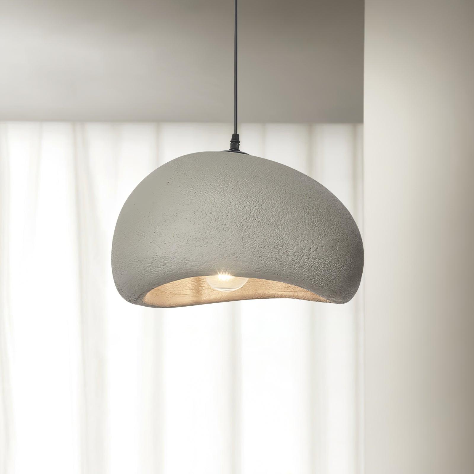 Japanese Style Artistic Cloud Pendant Light Modern Sky Hanging Lamp for Living Spaces