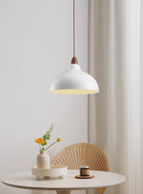 Japanese Style Natural Wood Pendant Light for Minimalist Interior Decor