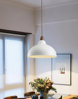 Japanese Style Natural Wood Pendant Light for Minimalist Interior Decor