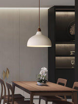 Japanese Style Natural Wood Pendant Light for Minimalist Interior Decor