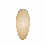Japanese Style Washi Paper Chestnut Pendant Light Mulberry Paper Hanging Lamp for Modern Living Room
