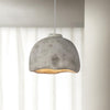 Japanese Wabi Sabi Resin Bell Pendant Light Minimalist Texture Hanging Ceiling Fixture for Dining Room
