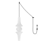 Japanese Washi Paper Hanging Pendant Light Handcrafted Mulberry Paper Swag Lamp for Modern Interiors