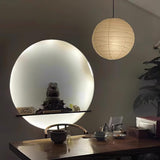 Japanese Washi Paper Pendant Lamp Handcrafted Mulberry Paper Hanging Swag Light with Plug In Cord