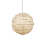 Japanese Washi Paper Pendant Light Handmade Mulberry Paper Hanging Lamp for Living Room Dining Area Zen Decor