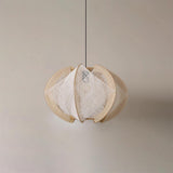Java Natural Wood Geometric Pendant Lamp Handcrafted Ceiling Light Fixture for Indoor Home Decor