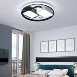 Geometric Modern Dimmable LED Ceiling Light Flush Mount Fixture