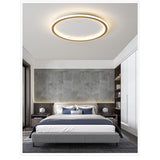 Geometric Square Circular Dimmable LED Flush Mount Nordic Ceiling Light Fixture