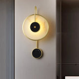 Kandy Alabaster LED Wall Sconce Luxury Natural Marble and Metal Indoor Lighting Set of Two
