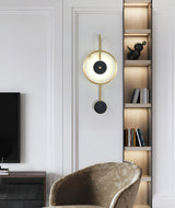 Kandy Alabaster LED Wall Sconce Luxury Natural Marble and Metal Indoor Lighting Set of Two