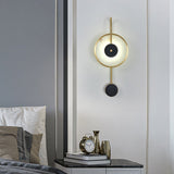 Kandy Alabaster LED Wall Sconce Luxury Natural Marble and Metal Indoor Lighting Set of Two