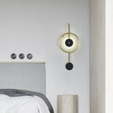 Kandy Alabaster LED Wall Sconce Luxury Natural Marble and Metal Indoor Lighting Set of Two
