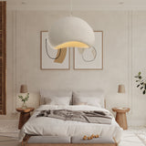 Khmara Resin Cloud Pendant Light Modern Spherical Drop Ceiling Lamp for Living Room