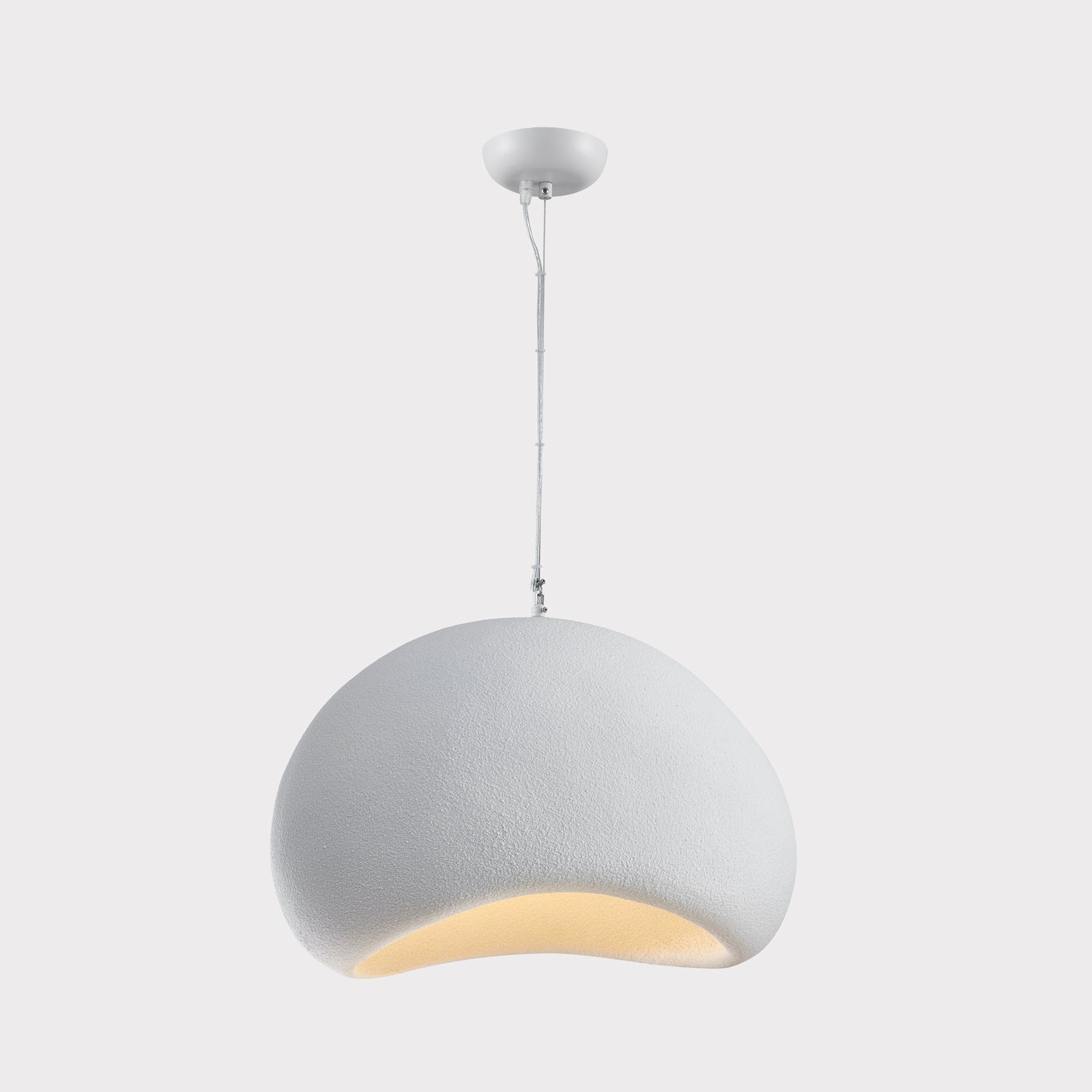 Khmara Resin Cloud Pendant Light Modern Spherical Drop Ceiling Lamp for Living Room