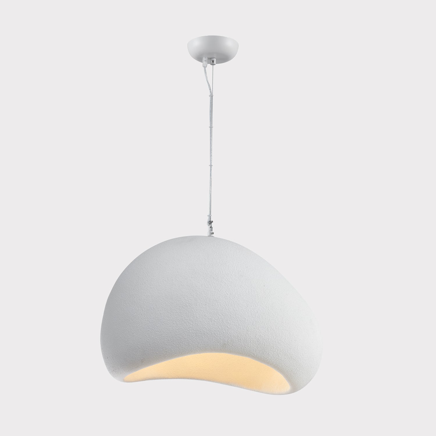 Khmara Resin Cloud Pendant Light Modern Spherical Drop Ceiling Lamp for Living Room