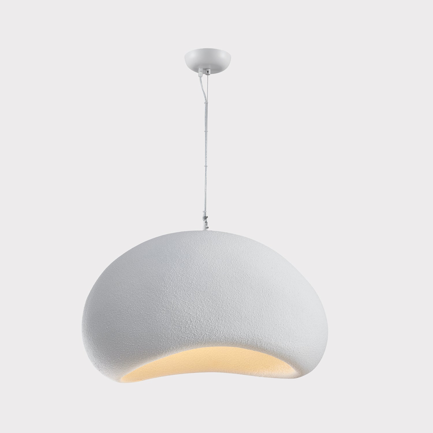 Khmara Resin Cloud Pendant Light Modern Spherical Drop Ceiling Lamp for Living Room