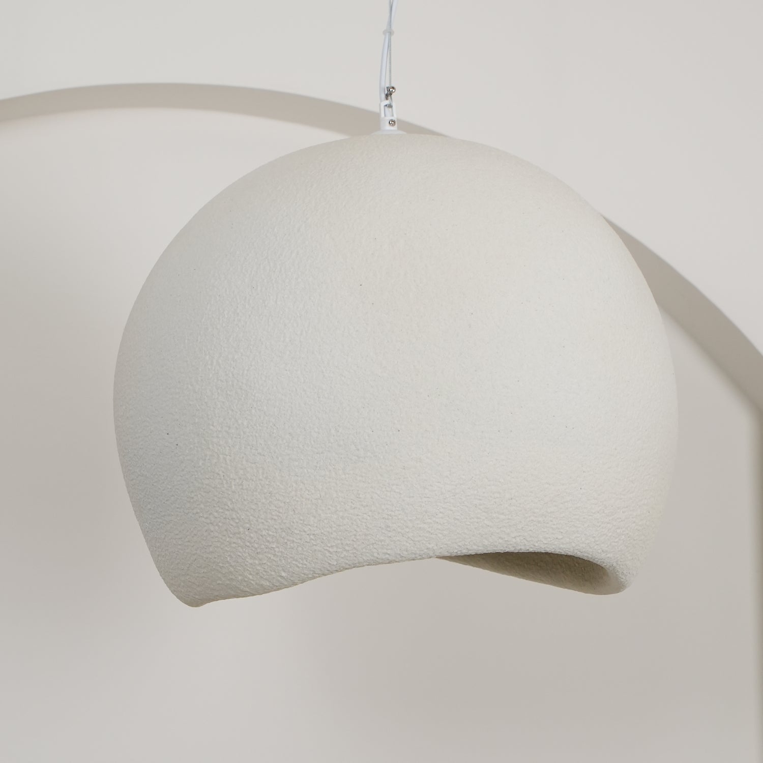 Khmara Resin Cloud Pendant Light Modern Spherical Drop Ceiling Lamp for Living Room