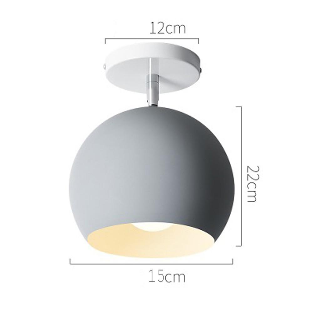 Artistic Geometric Overlapping Oval Flush Mount Metal Ceiling Light Fixture