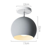 Artistic Geometric Overlapping Oval Flush Mount Metal Ceiling Light Fixture