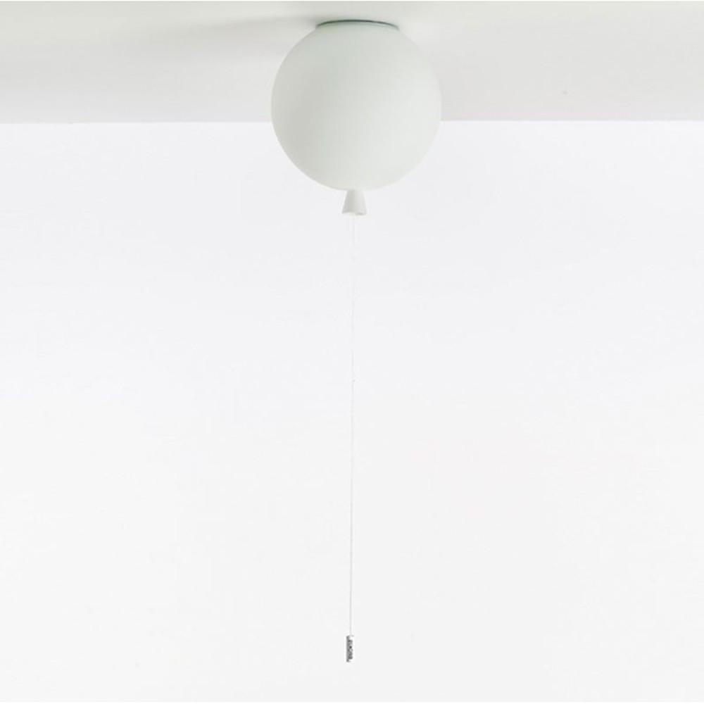 Modern Glass Air Balloon LED Flush Mount Ceiling Lamp for Playrooms and Bedrooms