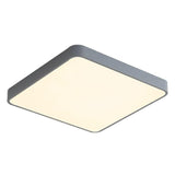 Modern Square LED Flush Mount Ceiling Light Minimalist Metal Fixture for Bedroom and Living Room