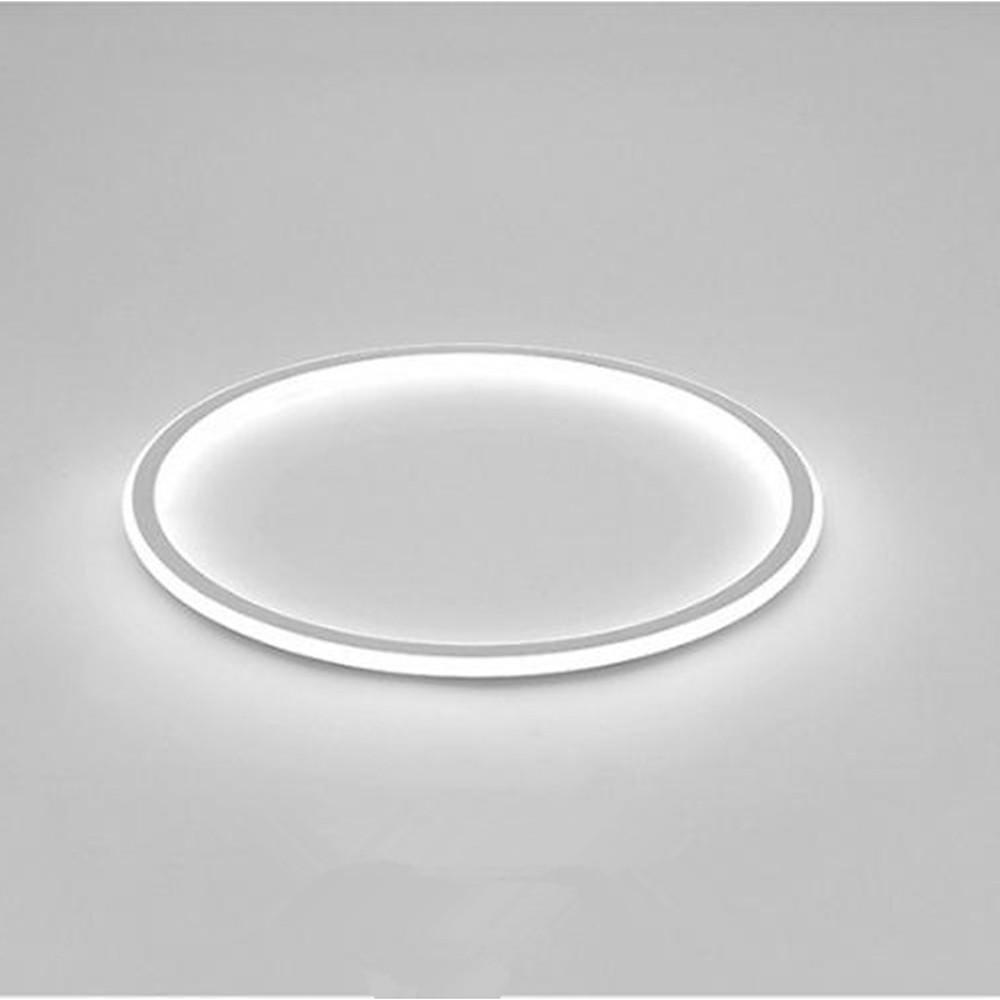 Modern 16 Inch LED Circular Flush Mount Ceiling Light for Bedroom and Living Room