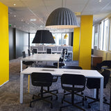Large Acoustic Felt Dome Pendant Light Recycled Plastic Modern Hanging Ceiling Lamp
