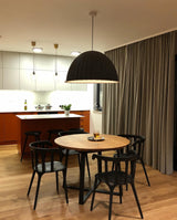 Large Acoustic Felt Dome Pendant Light Recycled Plastic Modern Hanging Ceiling Lamp