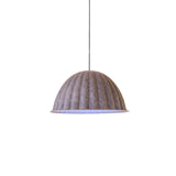 Large Acoustic Felt Dome Pendant Light Recycled Plastic Modern Hanging Ceiling Lamp