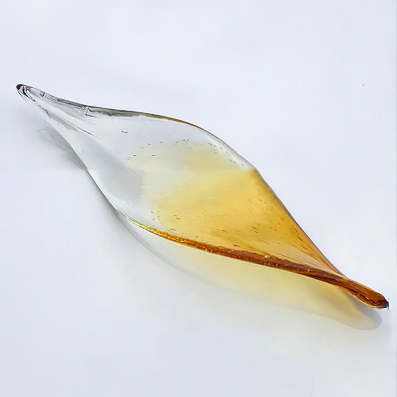 Large Brushed Gold Leaf Pendant Chandelier Modern Integrated LED Ceiling Light