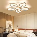 Geometric Floral LED Flush Mount Ceiling Light Dimmable Acrylic Modern Lighting Fixture