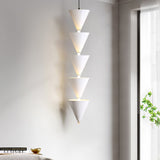 Legato Multi Tier LED Pendant Light Architectural Cone Hanging Chandelier Lamp