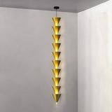 Legato Multi Tier LED Pendant Light Architectural Cone Hanging Chandelier Lamp