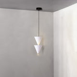 Legato Multi Tier LED Pendant Light Architectural Cone Hanging Chandelier Lamp