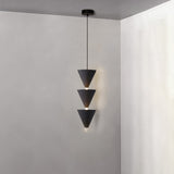 Legato Multi Tier LED Pendant Light Architectural Cone Hanging Chandelier Lamp