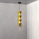 Legato Multi Tier LED Pendant Light Architectural Cone Hanging Chandelier Lamp
