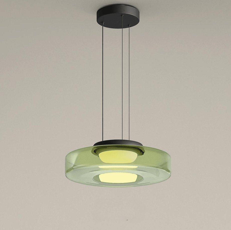 Levels Series Modern Layered Glass LED Pendant Light and Ceiling Hanging Fixture
