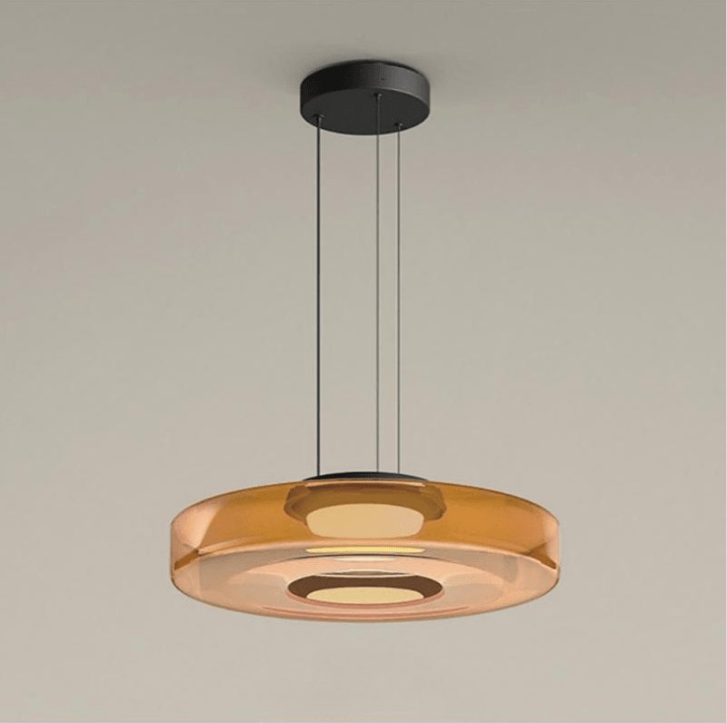 Levels Series Modern Layered Glass LED Pendant Light and Ceiling Hanging Fixture