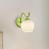 Lily Flower Glass Wall Sconce Set of 2 Modern Indoor Lighting for Hallway and Bedroom