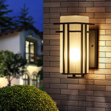 Linden Waterproof Iron Retro Outdoor Wall Sconce for Garden Entryway and Path Lighting